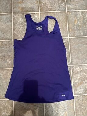 Under Armour Women's Deep Purple Racerback Performance Tank